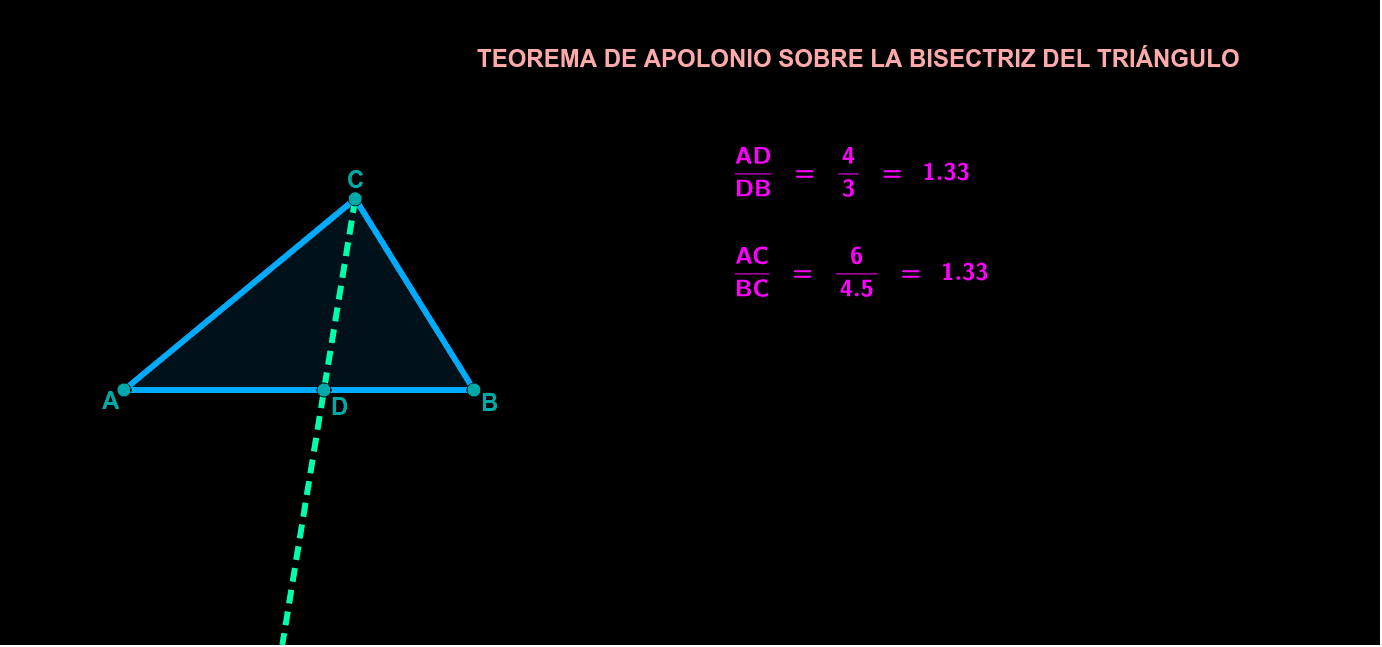 Triángulo Teorema De Apolonio Geogebra 7568