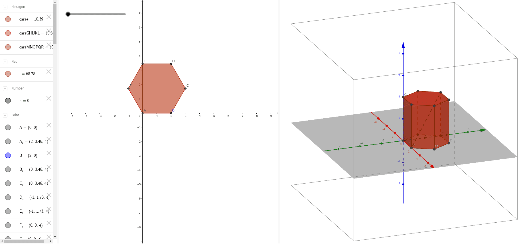 Prisma Regular Geogebra 