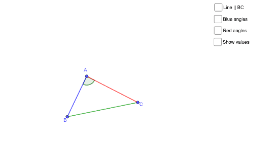 Angle Sum Of Triangle Proof Geogebra 5679