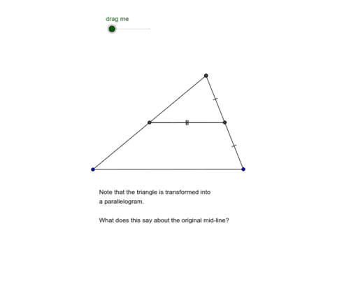 Midline Theorem – GeoGebra