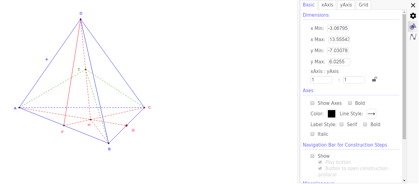 Tetraedru Regulat. – GeoGebra