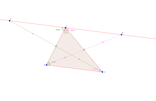 Somme Des Angles Dun Triangle Geogebra 7731