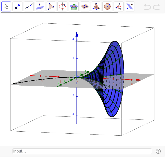 rotation-of-a-curve-around-the-x-axis-geogebra