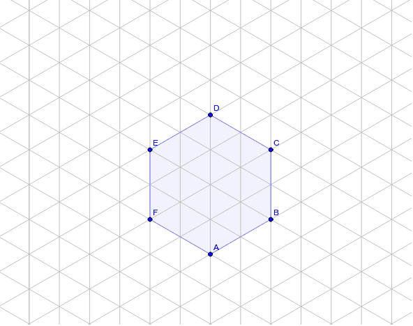 convex equiangular hexagon