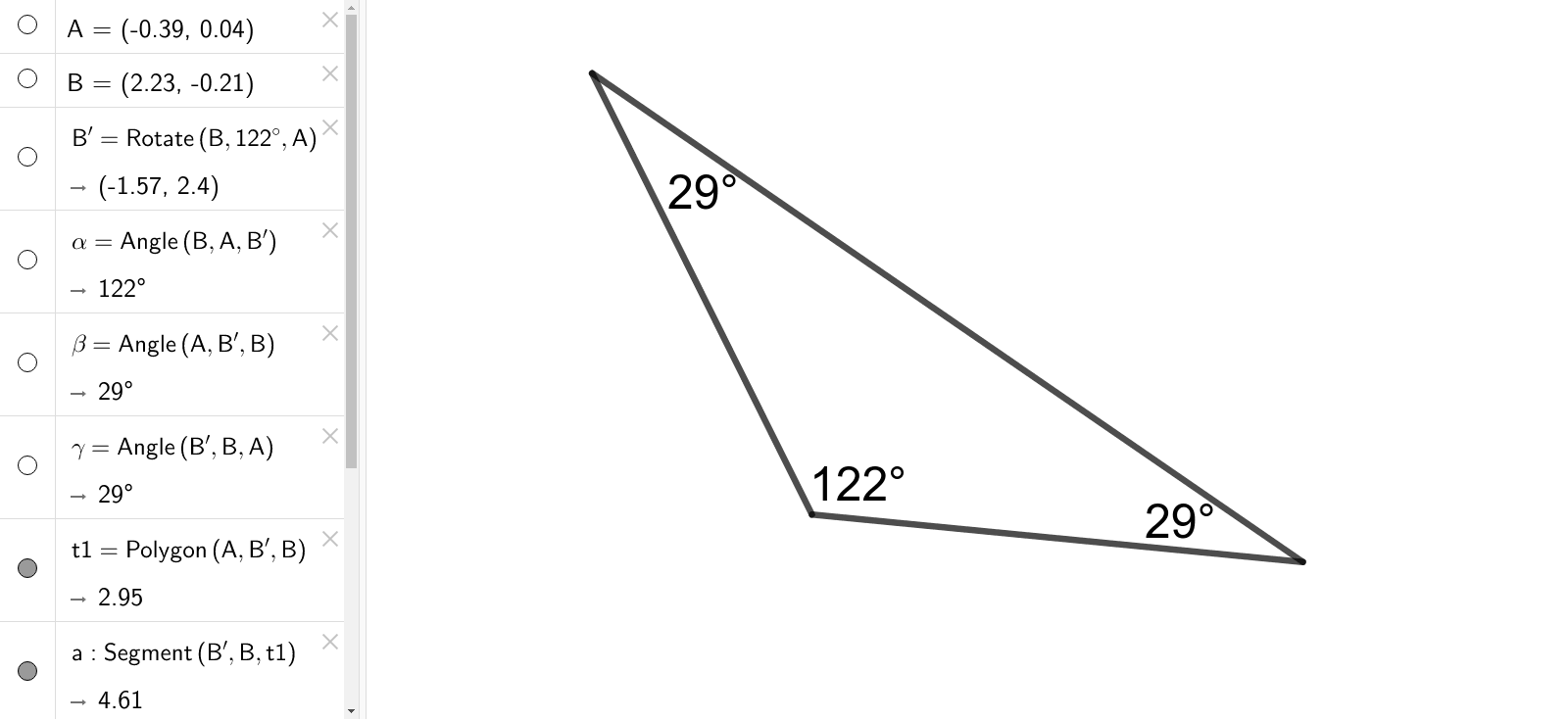 obtuse triangle – GeoGebra