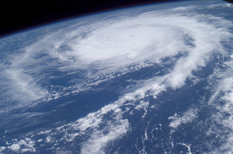 [url=https://pixabay.com/en/hurricane-frances-916500/]"Hurricane Frances"[/url] by skeeze is in the [url=http://creativecommons.org/publicdomain/zero/1.0/]Public Domain, CC0[/url]

Hurricanes owe their rotation to the Coriolis force.  Without such circulation a hurricane cannot form.