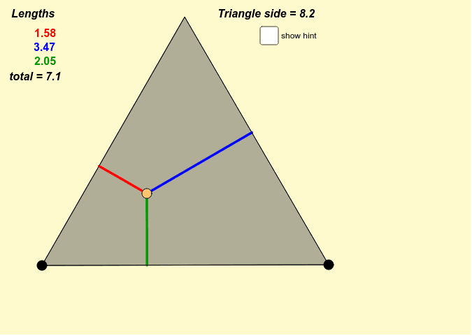 How to Construct an Equilateral Triangle in GeoGebra