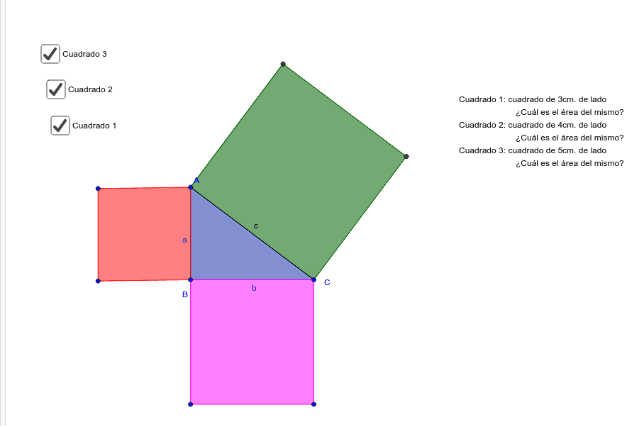 Teorema De Pitagoras Demuestralo Geogebra Images