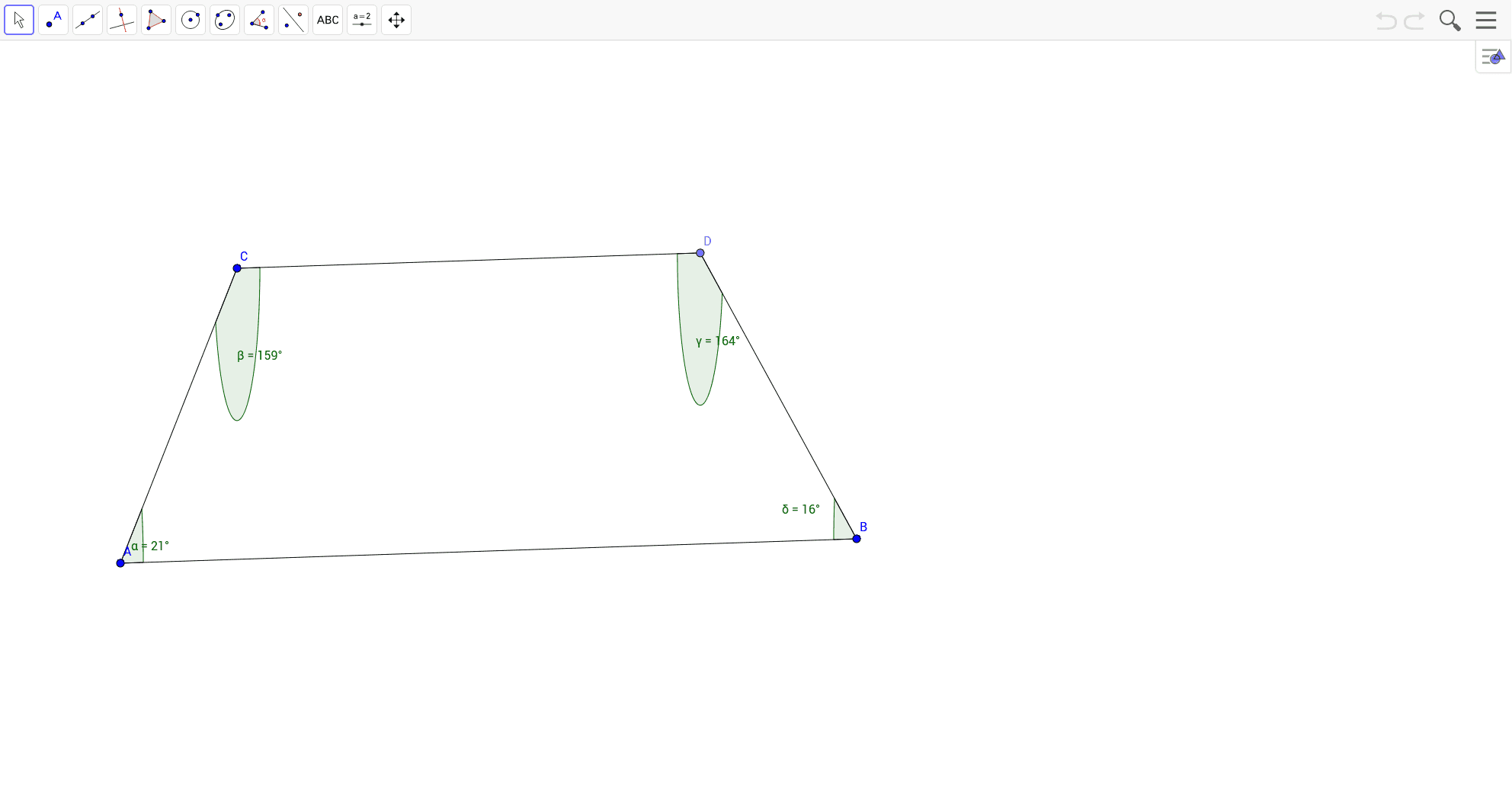 Quadrilateral Investigation 1 – GeoGebra