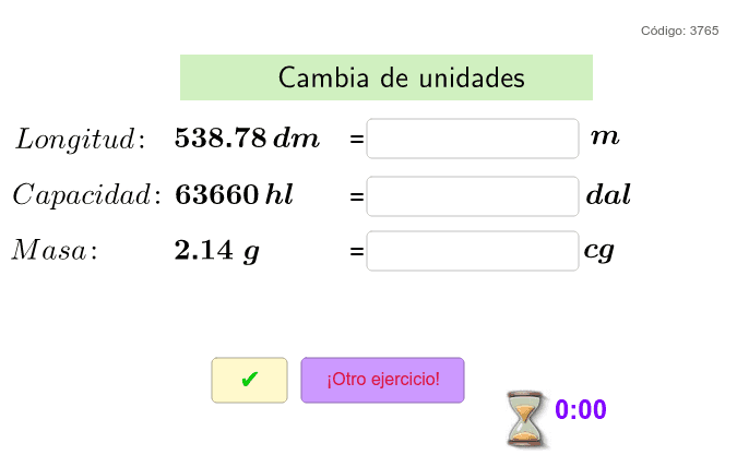 Transforma Unidades De Longitud Capacidad Y Masa Geogebra