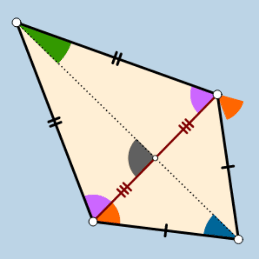 Diagonals of Kite Animation – GeoGebra