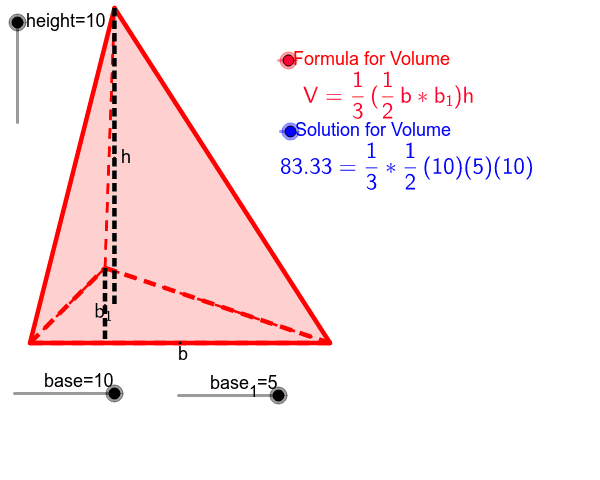 triangular pyramid volume calculator