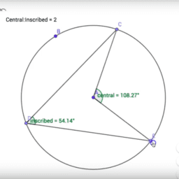 central angle geometry definition