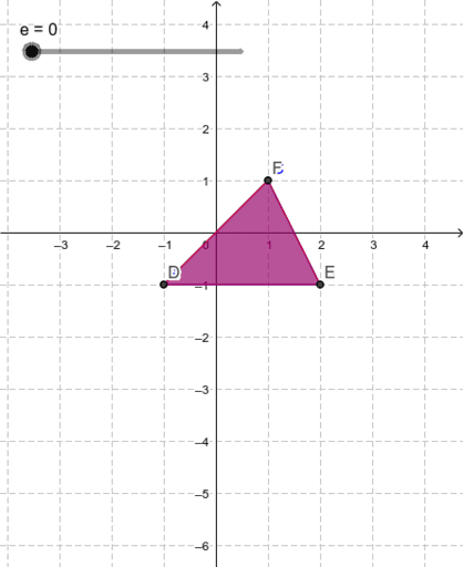 三角柱の展開図 Geogebra