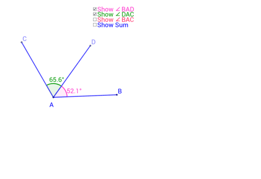 Adjacent Angles – GeoGebra