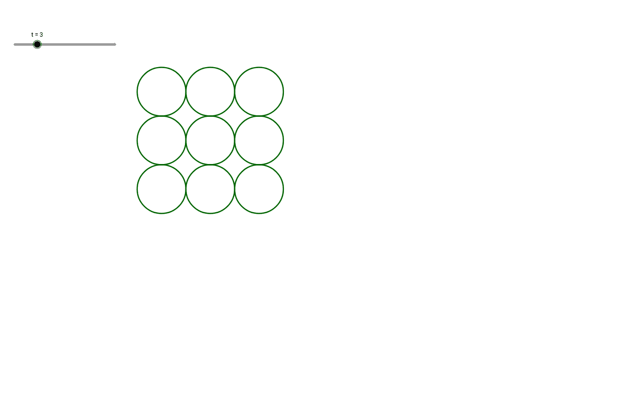 正方形推垛 Geogebra