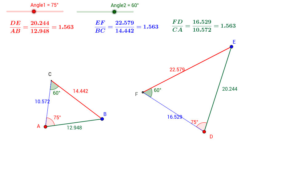 Similar Triangles Aa