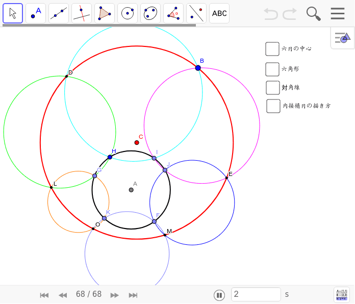 六円六角形 Geogebra