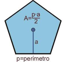 área del hexagono