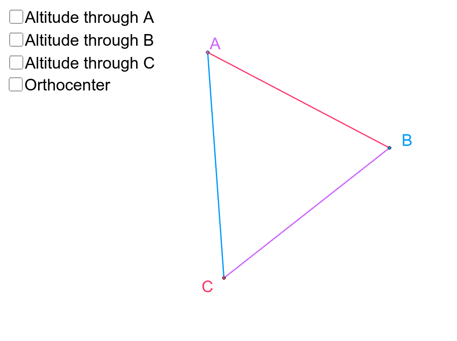 calculating altitude geometry