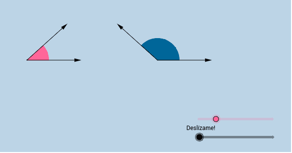 Ângulos suplementares – GeoGebra