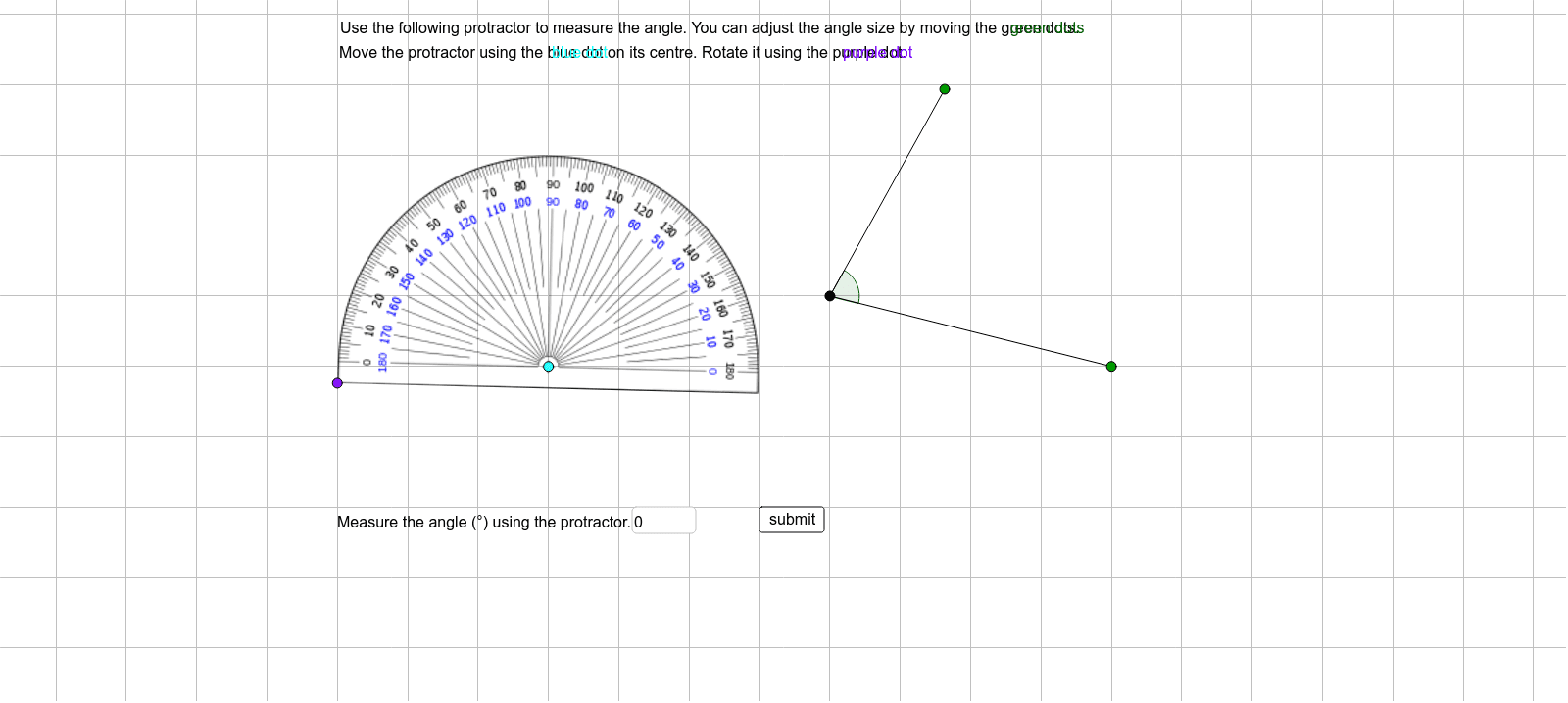 Matt - Protractor – Geogebra