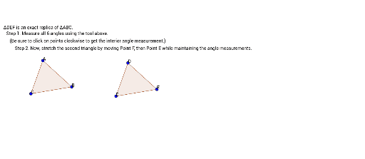 AAA non-congruence by counter-example – GeoGebra