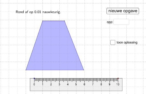 Oef Meet En Bereken De Oppervlakte GeoGebra