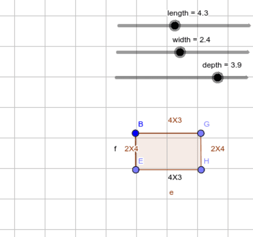 Rectangular Trench – GeoGebra