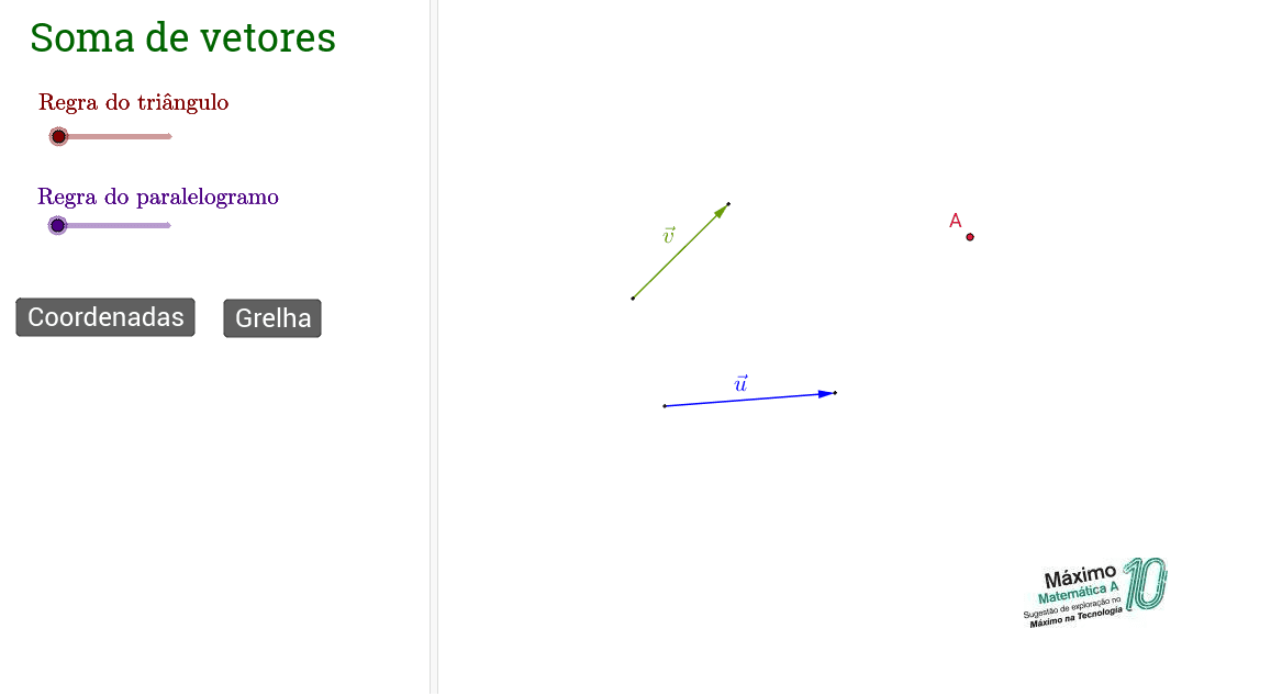 Soma De Vetores – GeoGebra