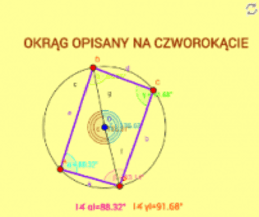 Okrąg Opisany Na Czworokącie Geogebra 