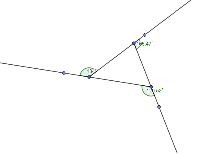 Sum of the Angles in a Triangle – GeoGebra
