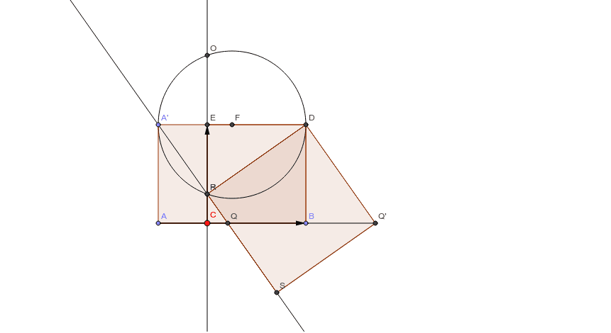 長方形を正方形にする Rectangle⇔Square – GeoGebra