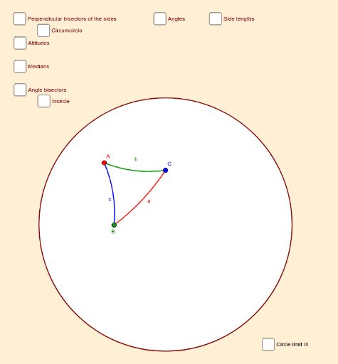 Definizione somma disco Poincaré – GeoGebra