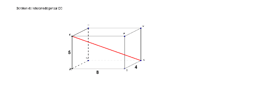 Lichaamsdiagonaal In Balk Berekenen – Geogebra