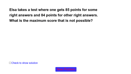 Chicken Nugget Theorem – GeoGebra