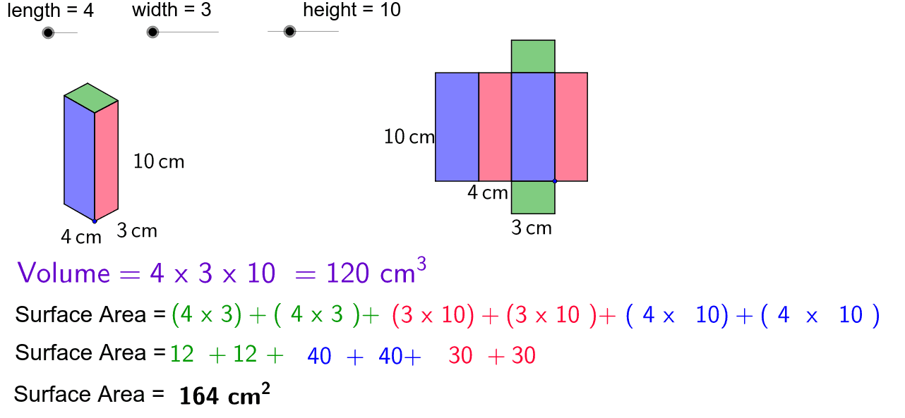 diagram edges of rectangular prism volume