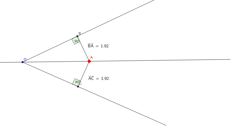 角平分线的性质 Geogebra