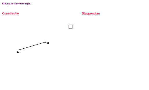 Middelloodlijn Van Een Lijnstuk Constructie Geogebra