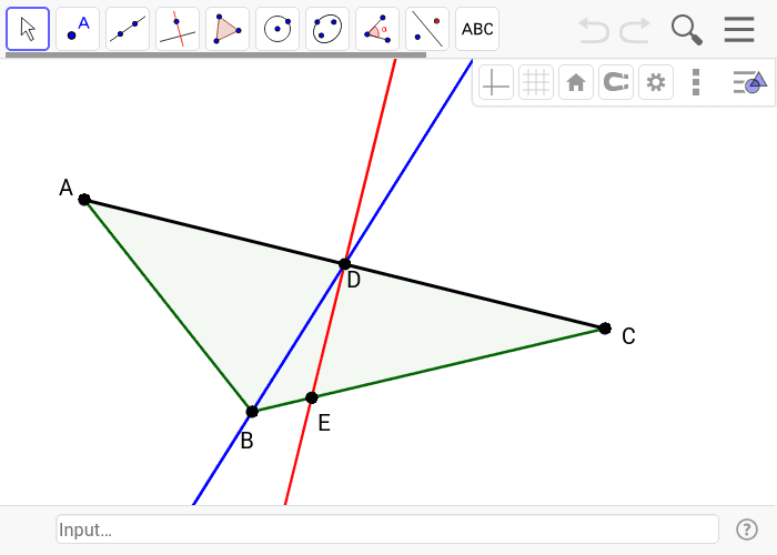 perpendicular bisector – GeoGebra