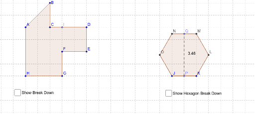 Area Of Polygons Exploration – GeoGebra