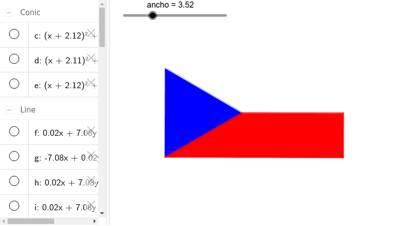 Bandera De Republica Checa Geogebra