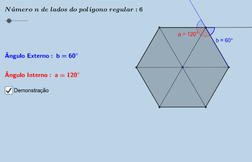ângulos Internos E Externos De Um Polígono Regular Geogebra 1571