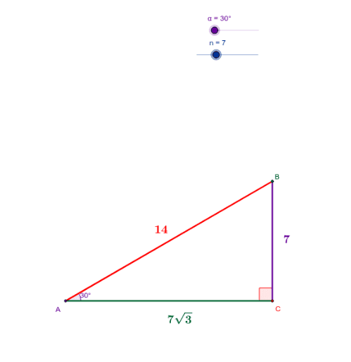 Solving Right Triangles Geogebra 9090