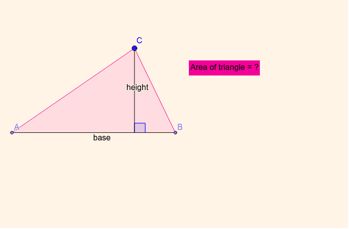 Area of a Triangle – GeoGebra