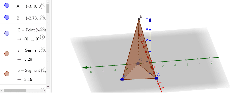 que es una piramide triangular