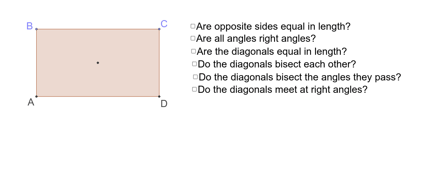 unique properties of a rectangle