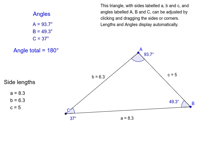 sided triangle