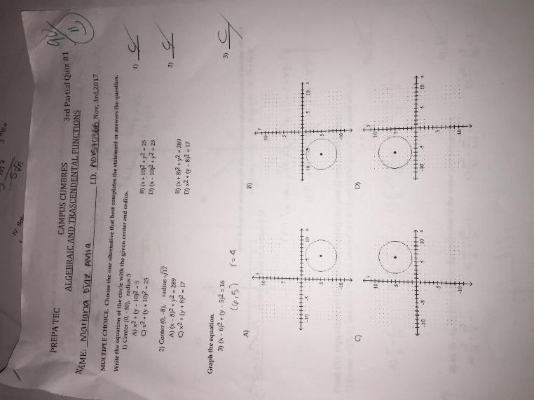 Quiz 1 3rd partial