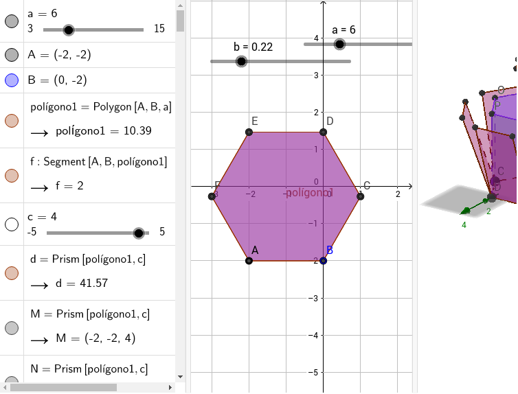 Prisma Regular Geogebra